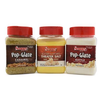 Snappy Popcorn Seasoning, Caramel Glaze, Buttery Flavored Theater Popcorn Salt, Kettle Glaze