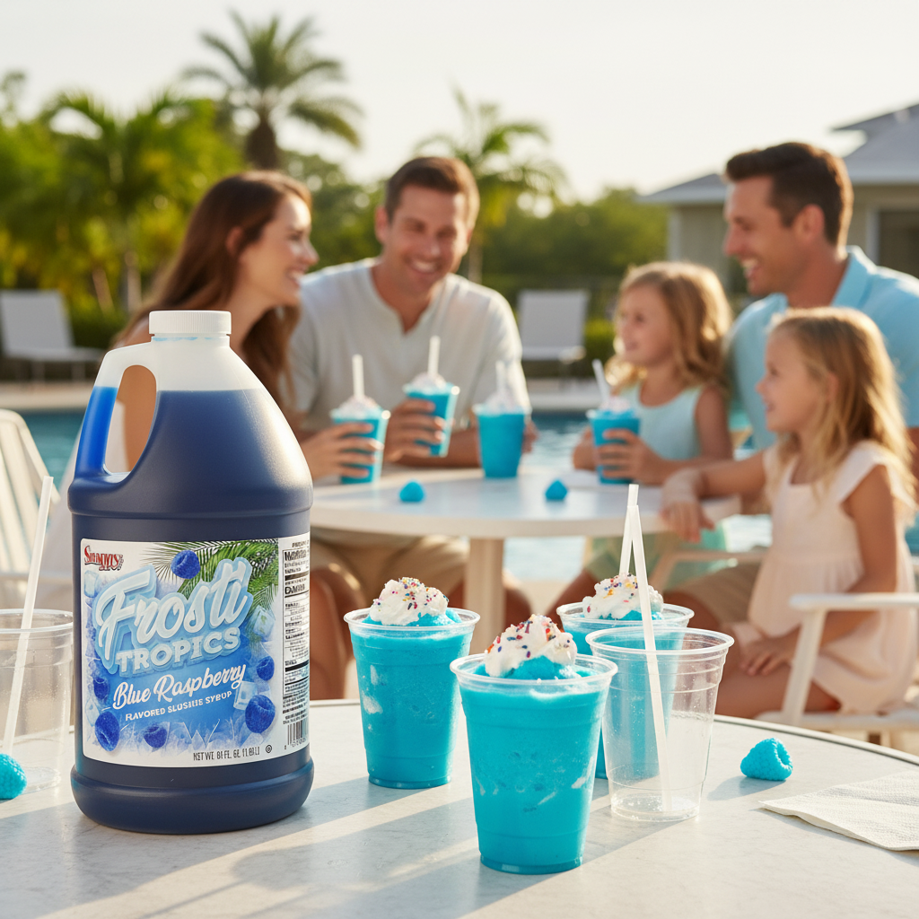 Blue Raspberry Slush Mix | Snappy Popcorn