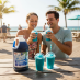 Snappy-Frosti-Tropics-Blue-Raspberry-Slushie-Couple