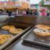 Frying funnel cakes