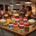 All Snappy salts and seasonings used for popcorn gatherings