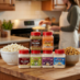 Snappy Pop-Glaze and savory popcorn seasonings used in the kitchen