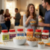 Snappy Pop-Glaze and savory popcorn seasonings enjoyed at a party