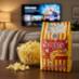 Snappy light butter microwave popcorn for a family movie night.