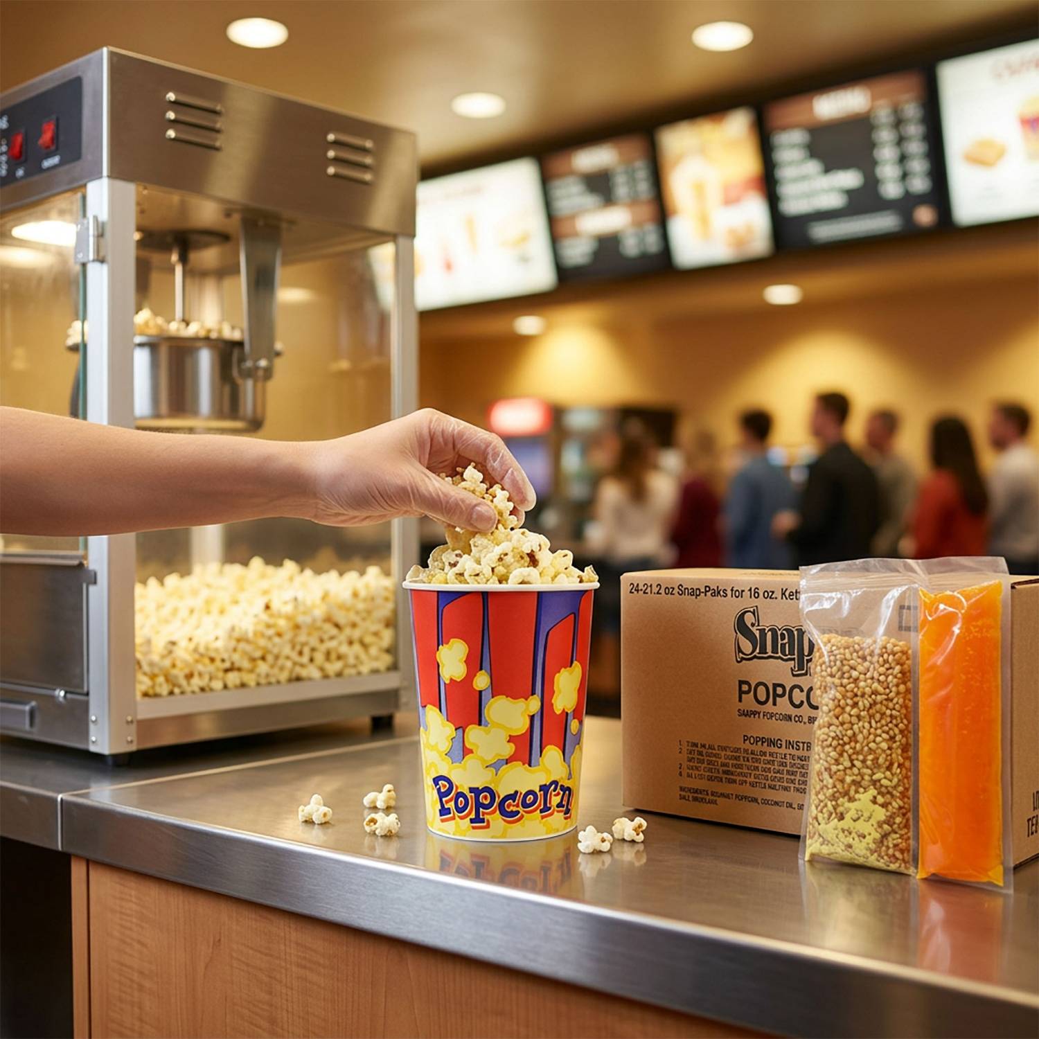 Popcorn Kits for 8oz Popcorn Machine, 24ct | Snappy Popcorn