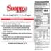 Snappy 21.2 oz SnapPak for 14 to 12 oz poppers, popping instructions and nutrition facts.