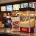 Snappy White Popcorn Kernels used in theater concession stands and popcorn machines.