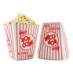 Classic red and white striped 85 oz popcorn tub