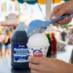 Snappy Plastic Snow Cone Scoop used to create nice rounded 6 oz portions of snow cone ice.