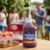 Snappy Strawberry Sno Cones being enjoyed at a backyard party.