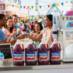Snappy Watermelon Sno Cone syrup sno cones being enjoyed by people at a fair